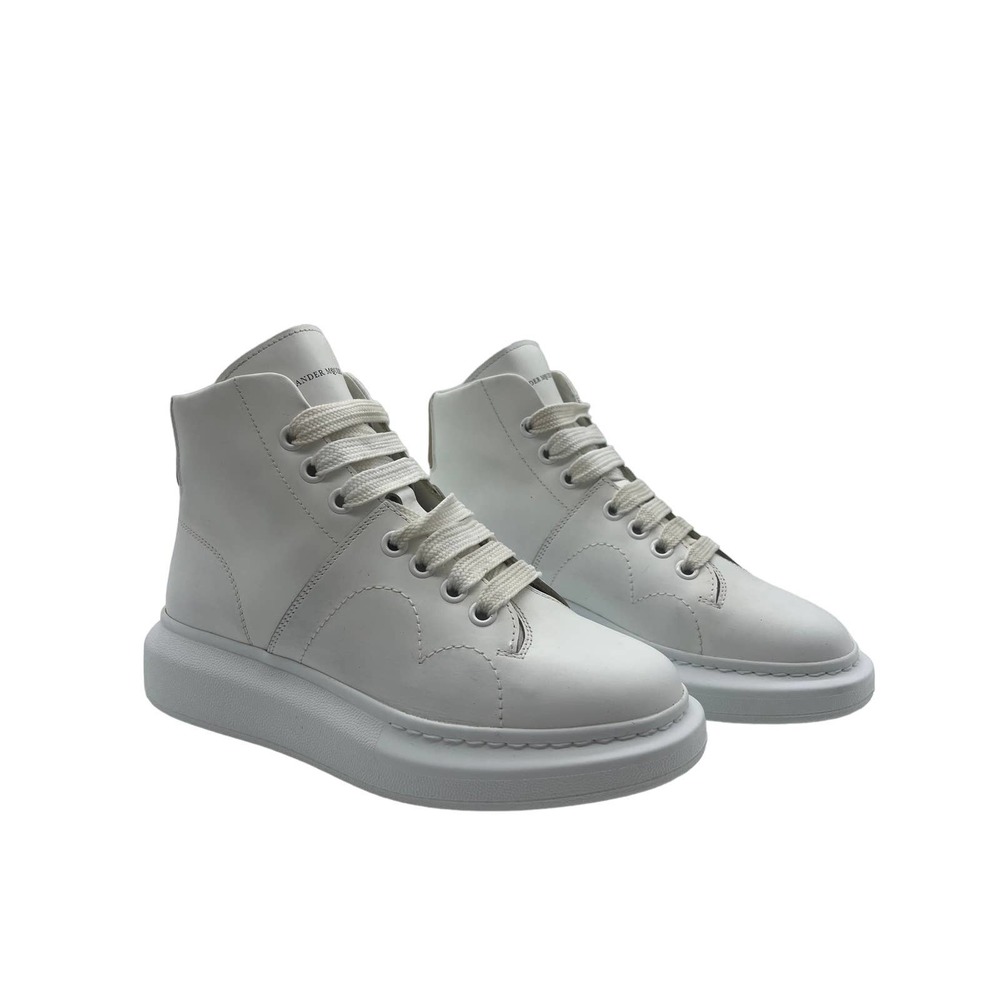 Authentic Alexander McQueen Leather High Top Sneakers